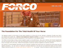 Tablet Screenshot of forco.com
